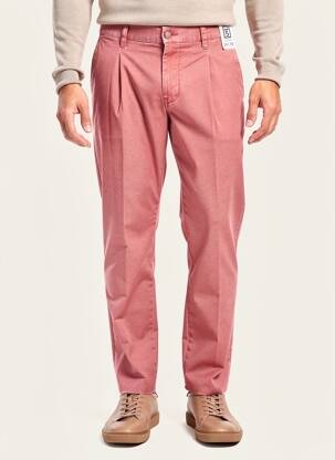 Pantalon chino stretch taille normale rouge M5 BY MEYER homme