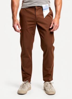 Pantalon chino bio taille normale marron M5 BY MEYER homme