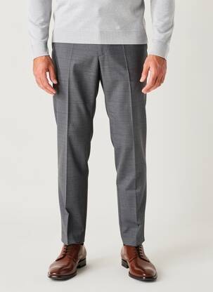 Pantalon slim tissage chiné taille normale gris MMX homme