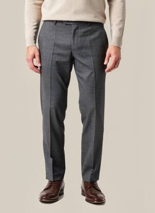 Pantalon slim tissage chiné taille normale gris MMX homme