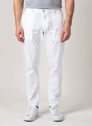 Pantalon chino bio taille normale blanc MMX homme