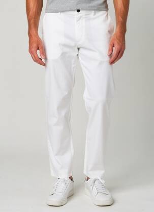 Pantalon chino stretch taille normale blanc MMX homme
