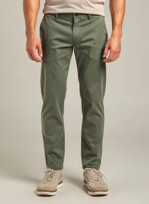 Pantalon chino bio taille normale vert MMX homme