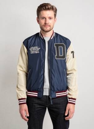 Blouson manches longues bleu DAYTONA homme