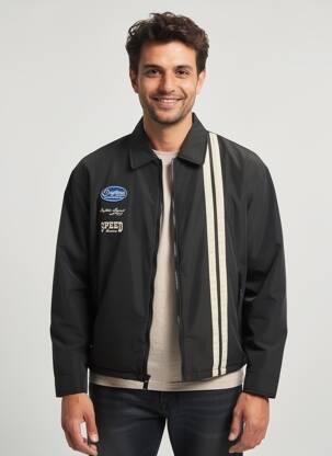 Blouson poches noir DAYTONA homme