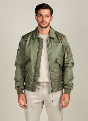 Blouson manches longues vert DAYTONA homme