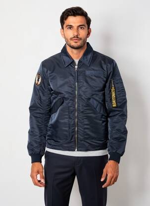 Blouson manches longues bleu DAYTONA homme
