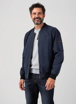 Blouson manches longues bleu DAYTONA homme