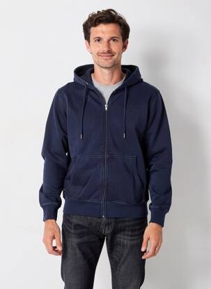 Veste casual coupe droite bleu DAYTONA homme