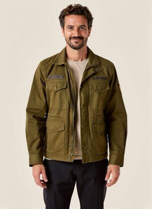 Veste casual coupe droite vert DAYTONA homme