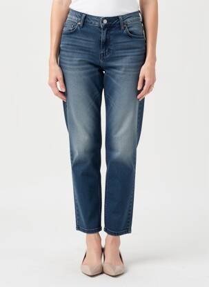 Jeans coupe slim stretch taille normale bleu PLUME femme