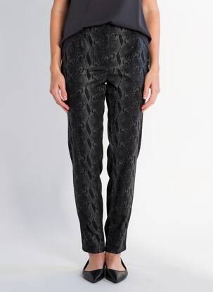 Pantalon slim taille élastique taille normale noir CISO femme