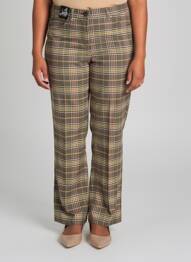 Pantalon 7/8 stretch taille normale vert GERKE MY PANTS femme