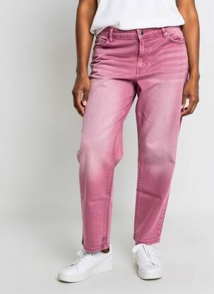 Jeans coupe slim stretch taille normale rose MAT. femme