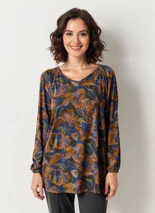 Robe courte manches longues manches longues gris CISO femme