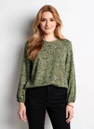 T-shirt manches longues manches longues vert CISO femme
