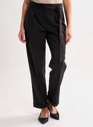 Pantalon slim taille normale taille normale noir HIPPOCAMPE femme