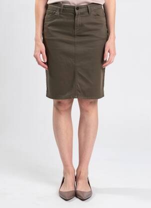 Jupe mi-longue taille normale vert IMPAQT femme