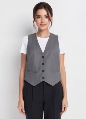 Gilet sans manche poches gris BRANDTEX femme