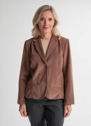 Blazer poches marron SIGNE NATURE femme