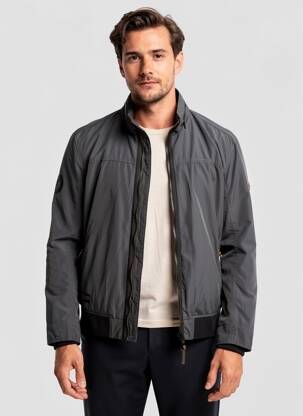 Blouson capuche intégrée dans le col gris CAMEL ACTIVE homme