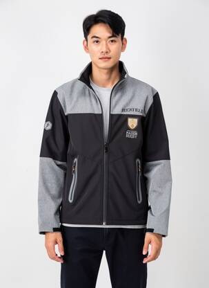 Veste casual coupe droite noir RUCKFIELD homme