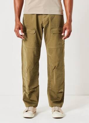 Pantalon cargo coupe droite taille normale vert DAYTONA homme