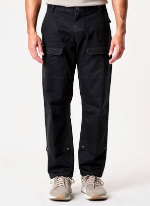 Pantalon cargo coupe droite taille normale noir DAYTONA homme