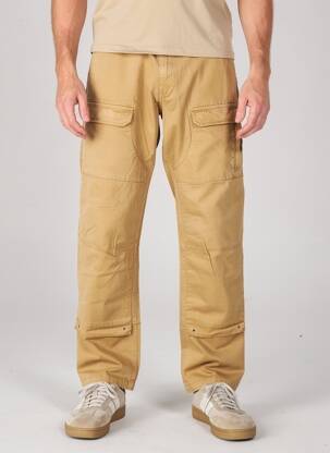 Pantalon cargo coupe droite taille normale beige DAYTONA homme