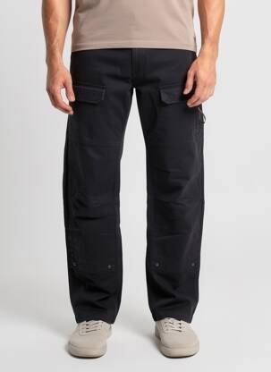 Pantalon cargo coupe droite taille normale noir DAYTONA homme