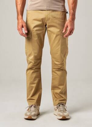 Pantalon cargo slim taille normale beige MARINE NATIONALE homme