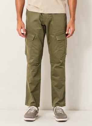 Pantalon cargo slim taille normale vert DAYTONA homme