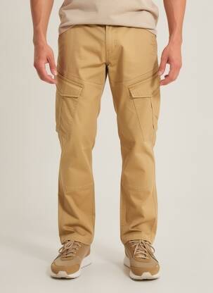 Pantalon cargo slim taille normale beige DAYTONA homme