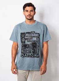 T-shirt stretch manches courtes gris DAYTONA homme