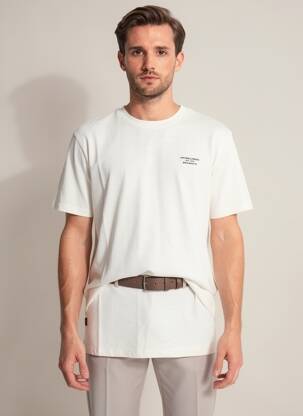 T-shirt stretch manches courtes beige DAYTONA homme