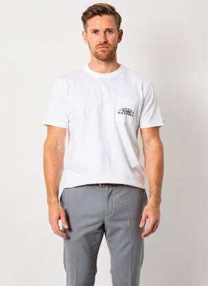 T-shirt stretch manches courtes blanc DAYTONA homme