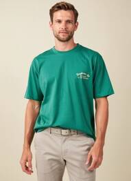 T-shirt stretch manches courtes vert DAYTONA homme