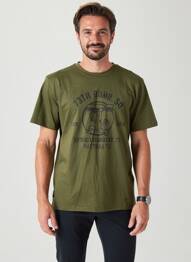 T-shirt stretch manches courtes vert DAYTONA homme