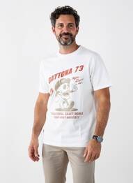 T-shirt stretch manches courtes beige DAYTONA homme