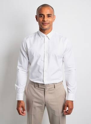 Chemise manches longues manches longues blanc DAYTONA homme