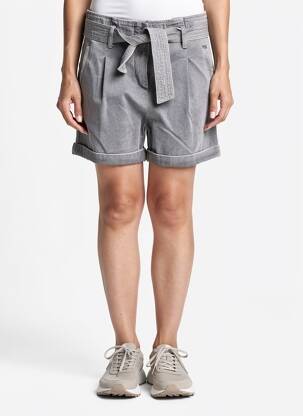 Short tissage denim taille haute gris ARTLOVE femme