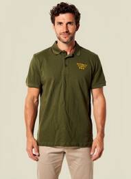 Polo stretch manches courtes vert DAYTONA homme
