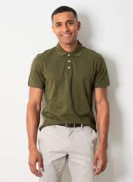 Polo stretch sans manche vert DAYTONA homme
