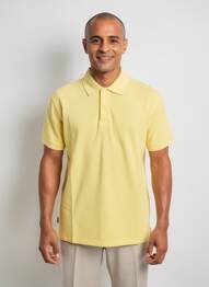 Polo stretch sans manche jaune DAYTONA homme