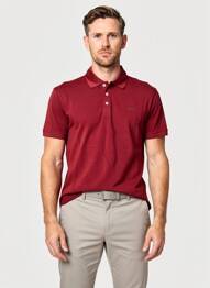 Polo stretch sans manche rouge DAYTONA homme