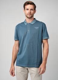 Polo stretch manches courtes bleu DAYTONA homme