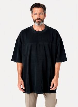 T-shirt stretch manches courtes noir DAYTONA homme