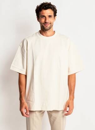 T-shirt stretch manches courtes blanc DAYTONA homme