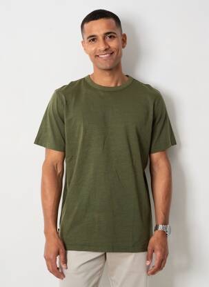 T-shirt coupe droite manches courtes vert DAYTONA homme