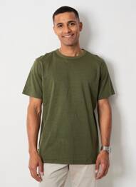 T-shirt coupe droite manches courtes vert DAYTONA homme